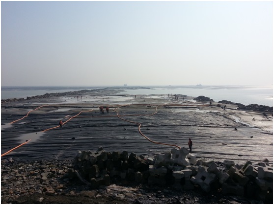 通州灣項目如期復工，現場士氣高昂