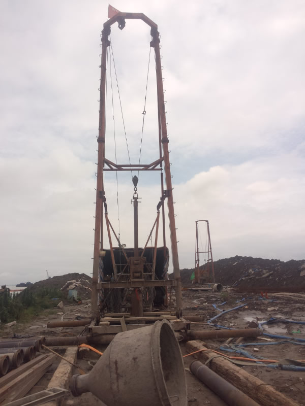 灌注樁施工穩步進行