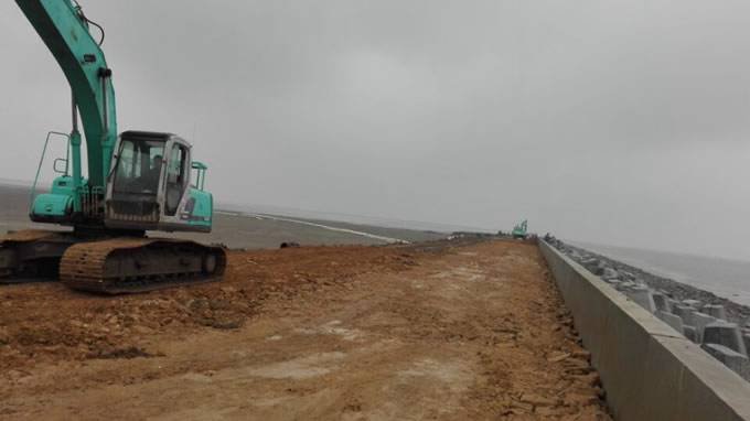 通州灣腰沙圍墾二期工程 圓滿竣工，再接再歷